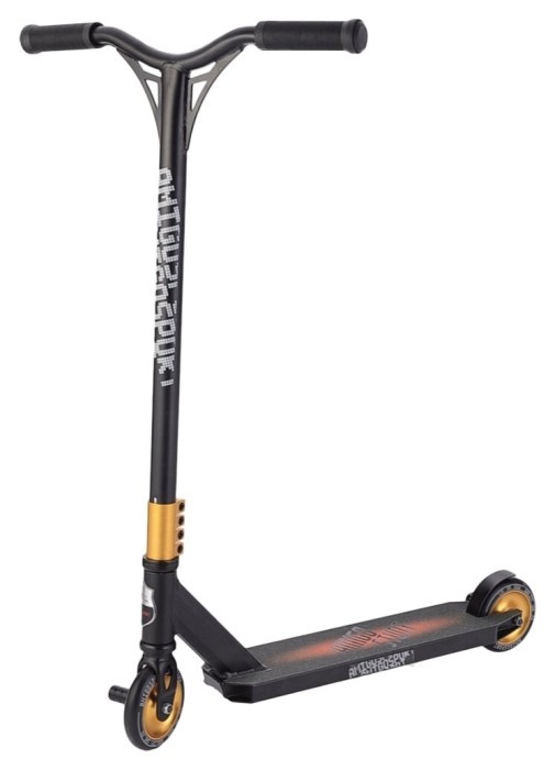 Трюковий самокат Explore Stunt Deluxe 2020, Чорний, укр, укр
