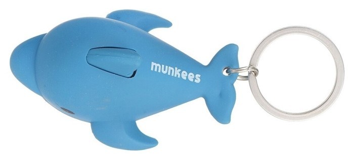 Munkees 1102 брелок-фонарик Dolphin LED синий