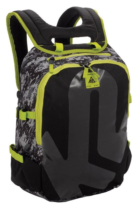 Рюкзак дитячий для роликових ковзанів K2 JR. VARSITY PACK BOYS 10 L Black/grey/lime (3051004), укр, укр