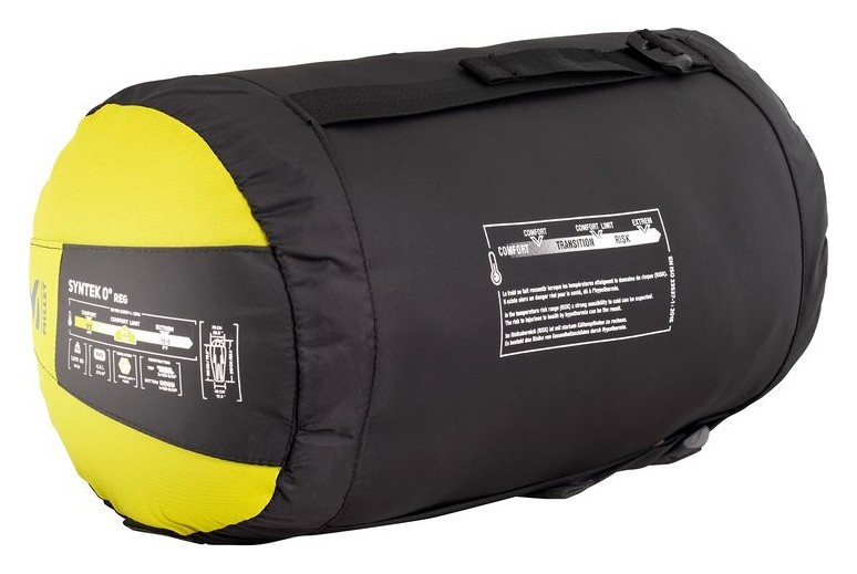 Мешок спальный Millet SYNTEC 0 REG R 210 см Dark orion/wild lime (MIC1117)