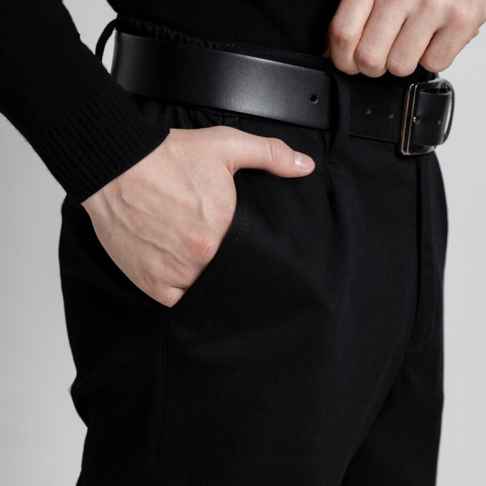 Брюки Pobedov котоновые мужские черные, Брюки Pobedov Gentle черные