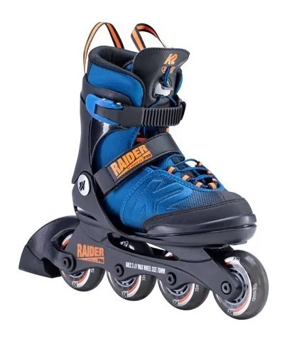 Роликові коньки дитячі K2 RAIDER PRO 29-34 (K11.0US ) 175-205см Blue/orange (30D0221.1.1) (170-205мм)