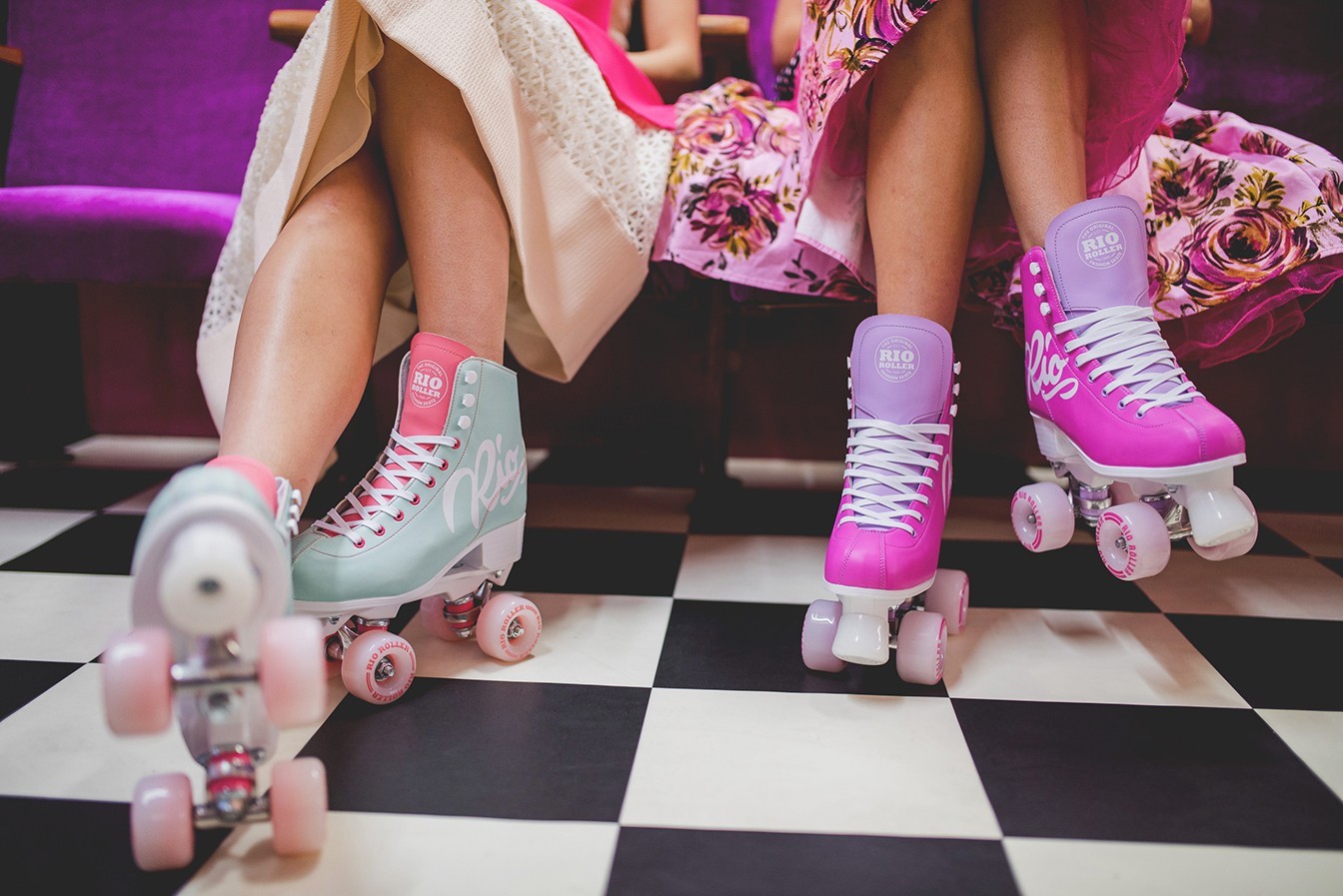 Роликові ковзани Rio Roller Script 38 Pink Lilac, укр, укр