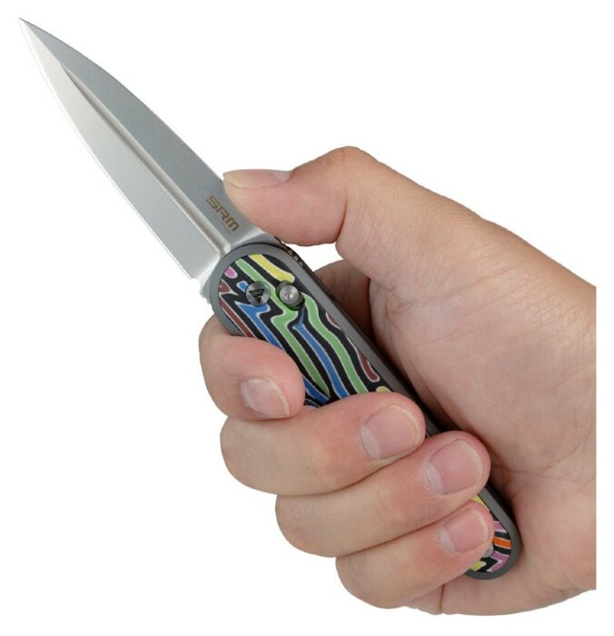 Ніж складаний SRM Twin 251MB-GX, різнобарвний, укр, укр
