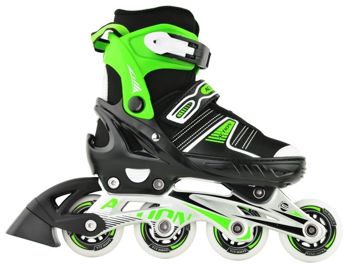 Роликові ковзани Action 2 в 1 Ronny/Green, укр, укр
