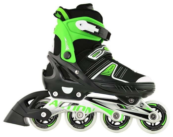 Роликові ковзани Action 2 в 1 Ronny/Green, укр, укр