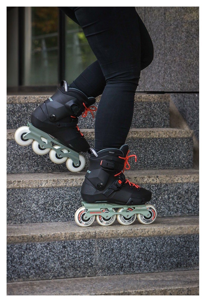 Rollerblade ролики Twister XT W black-mint 230