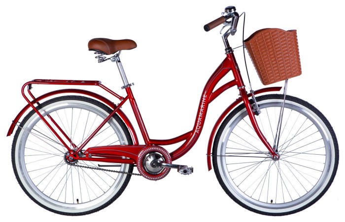 Велосипед уцінений ST 26" Dorozhnik AQUAMARINE BH рама-17" бордовий 2026