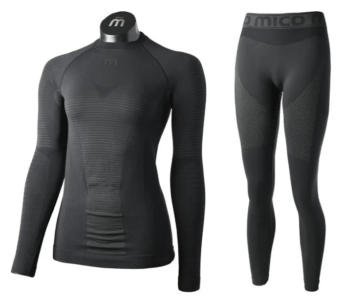 Комплект MICO термофутболка (IN01855) WOMAN L/SLVS R/NECK SHIRT WARM CONTROL + термоштаны (CM01858) WMN LONG TIGHT PANTS WARM CONTROL 2022