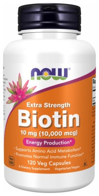 BIOTIN 10mg (10,000mcg) – 120 vcaps
