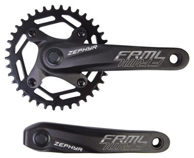 Шатун Алюминий L170мм 38T под квадрат HOX HX-A024 черный