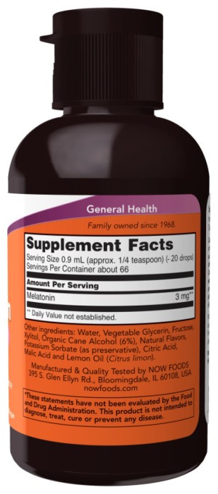 Liquid Melatonin - 59 ml