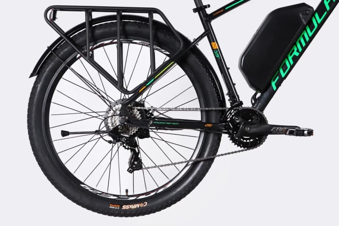 Велосипед з електроприводом 29" AL Formula eCURSOR MAN DD CS рама-19" 48B 17.5А*г 500Вт чорно-зелений 2026