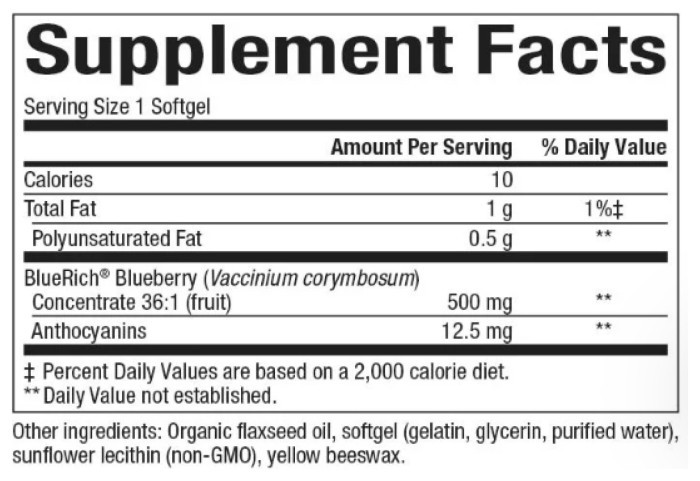 BlueRich 500mg - 90 softgels