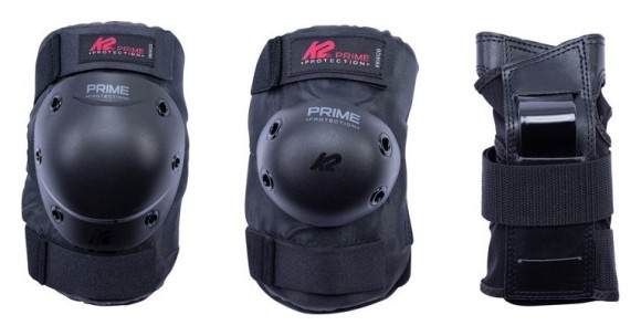 Захисний комплект для роликових коньків K2 PRIME M PAD SET L Black (30E1412), укр