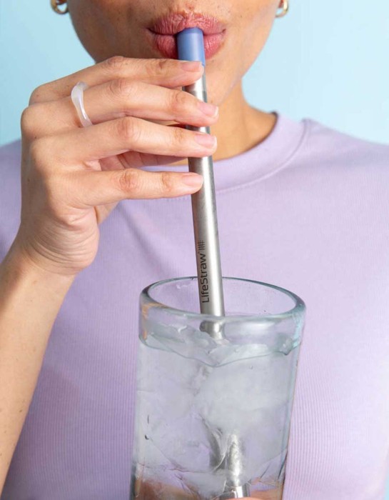 Фильтр для воды LifeStraw SIP, 1 шт с футляром для переноски, Midnight Blue