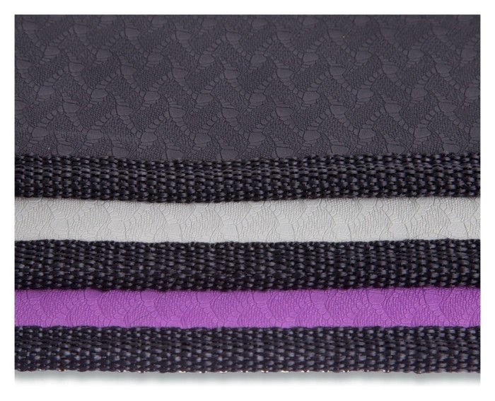 Килимок для фітнесу та йоги SP-Planeta FI-1772 (183 x 61 x 0,6 см), чорний, укр, укр