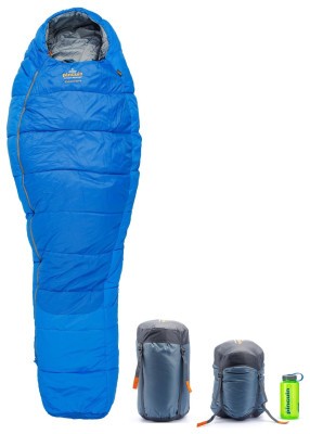 Спальный мешок Pinguin Comfort PFM (-1/-7°C), 195 см - Right Zip, Blue