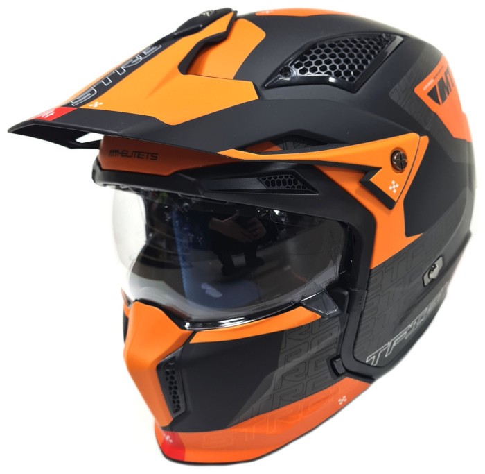Мотошолом MT STREETFIGHTER SV S Totem B4 Matt Orange ECE2206 XS