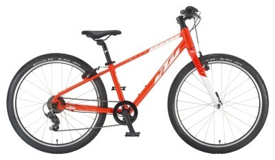 Велосипед KTM WILD CROSS 24" оранжевый (белый), 2021