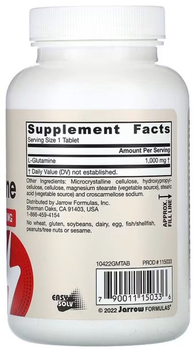 L-Glutamine 1000 mg - 100 tabs