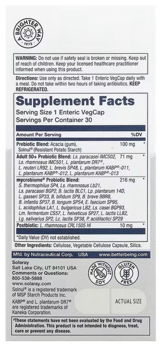 Complete Probiotic Adult 50+ - 30 vcaps
