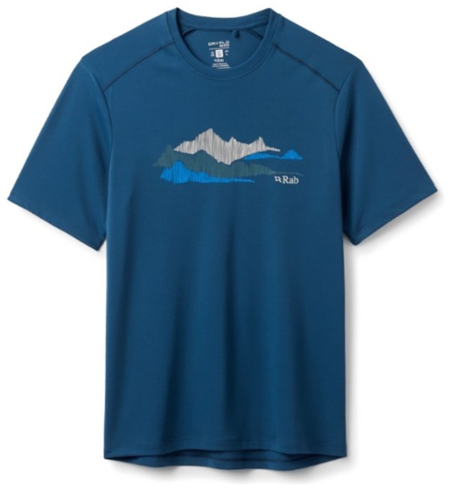 Футболка чоловіча Force Graphic Tee, Tempest Blue