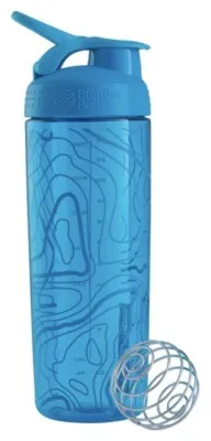 Шейкер BlenderBottle SportMixer Signature Sleek 28oz/820ml Aqua Topt Flow
