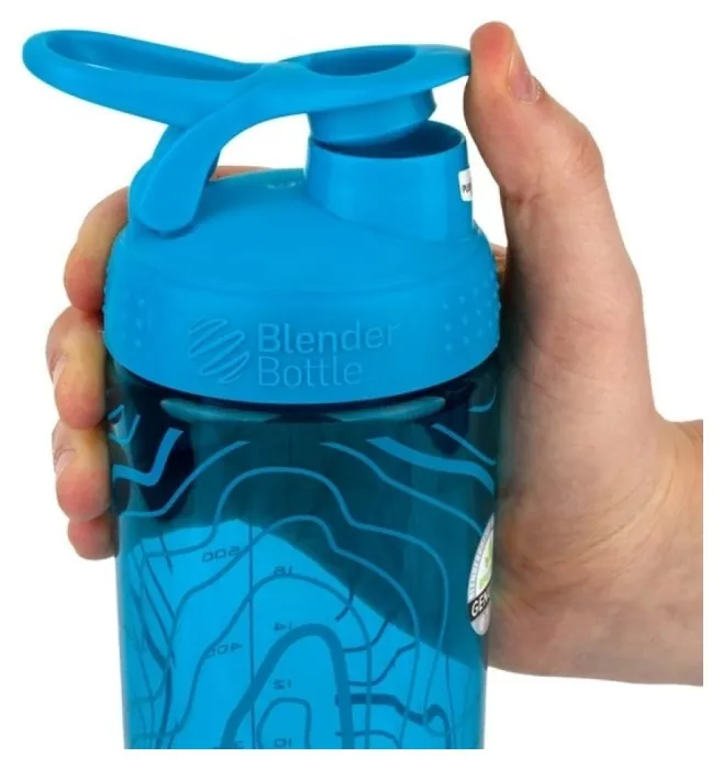 Шейкер BlenderBottle SportMixer Signature Sleek 28oz/820ml Aqua Topt Flow