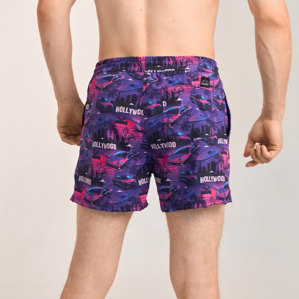 Принтованные мужские шорты для плавания Pobedov Pool day Hollywood