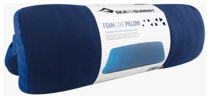 Подушка складная Sea to Summit Foam Core Pillow, Deluxe, 16х56х36см, Navy
