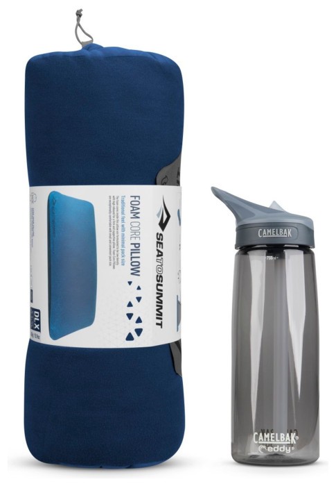 Подушка складная Sea to Summit Foam Core Pillow, Deluxe, 16х56х36см, Navy