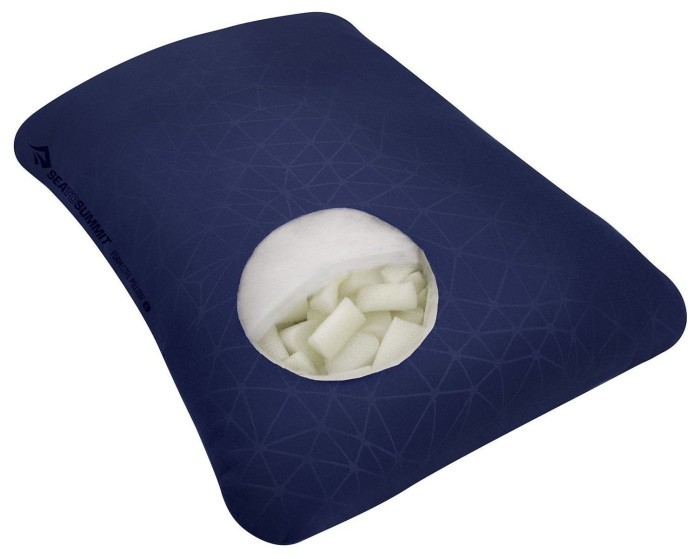 Подушка складная Sea to Summit Foam Core Pillow, Deluxe, 16х56х36см, Navy