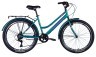 Велосипед ST 26" Discovery PRESTIGE WOMAN рама- " с багажником задн St с крылом St 2024 (синьо-зелений), укр