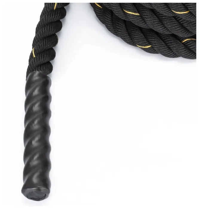 Канат тренувальний Actiget Battle Rope 9 м для кросфіту ACT0015 Black