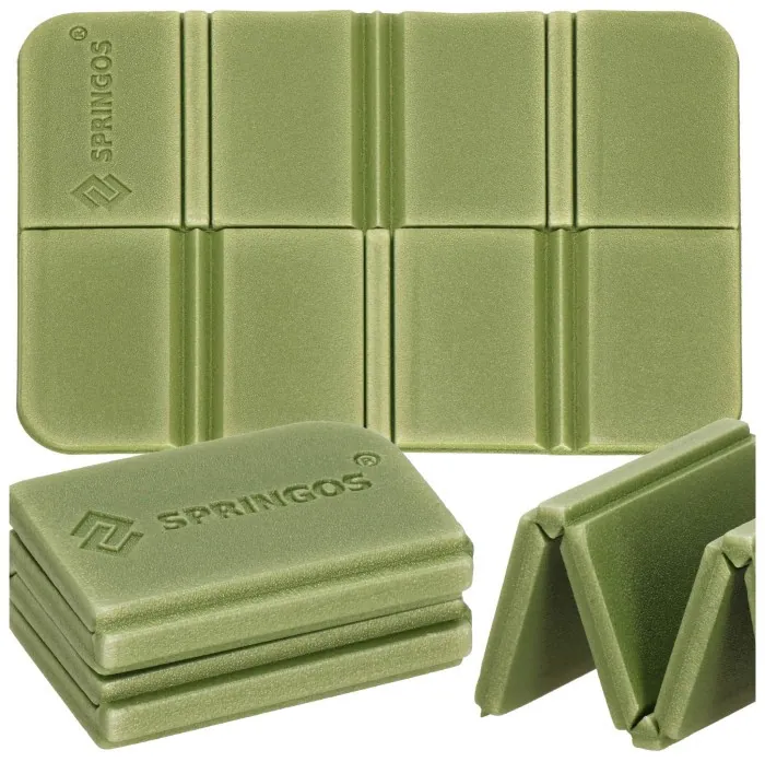 Сідачка туристична Springos XPE 37.5 x 28 x 0.6 см складна PM0012 Green