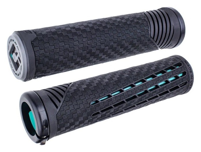 Грипси ODI CF Grip v2.1 Lock-On Black / Mint, укр, укр