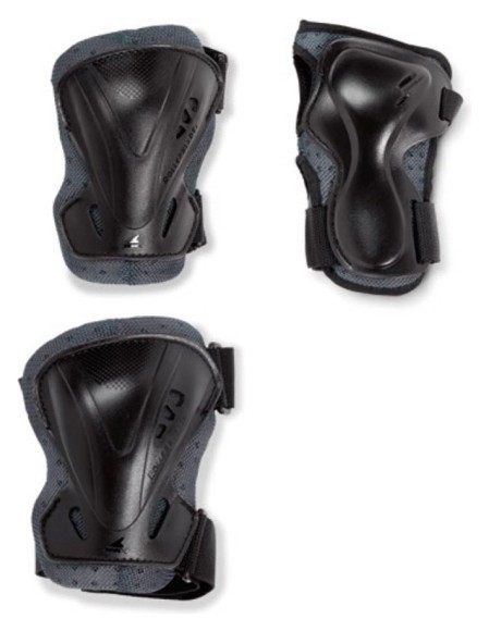 Захист Rollerblade PRO 3 PACK 2015 Аntracite Black, укр