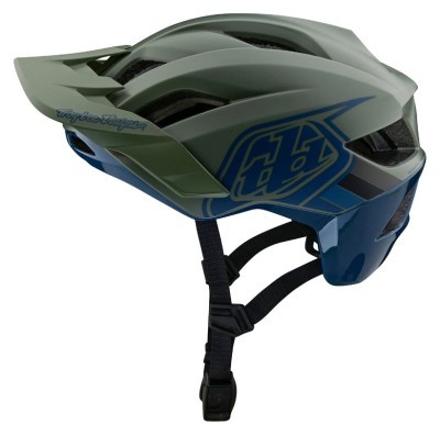 Велосипедный шлем TLD Flowline SE HELMET BADGE [OLIVE/INDIGO] XS/S