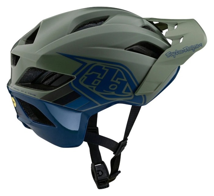 Велосипедный шлем TLD Flowline SE HELMET BADGE [OLIVE/INDIGO] XS/S