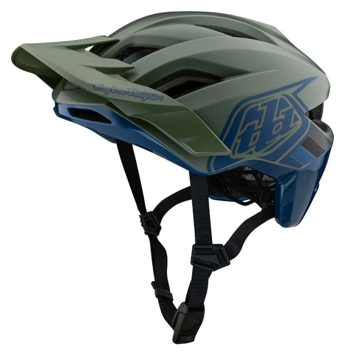 Велосипедный шлем TLD Flowline SE HELMET BADGE [OLIVE/INDIGO] XS/S