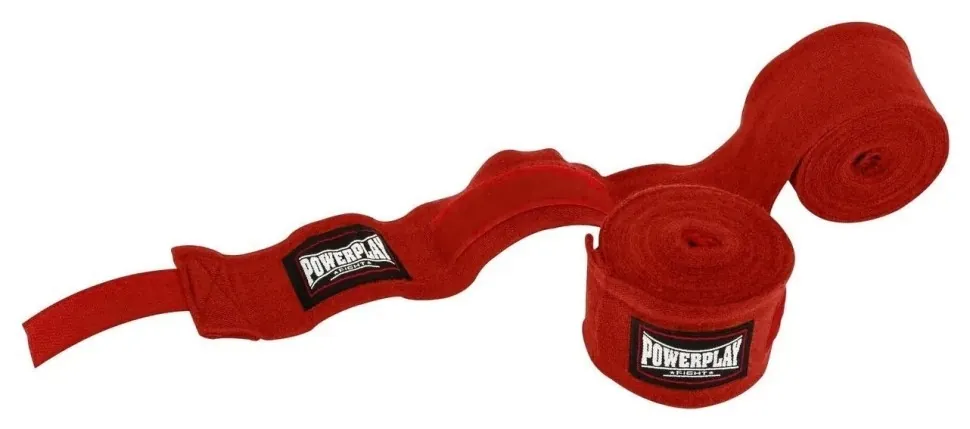 Бинти для боксу PowerPlay 3046 Червоні NYLON (2.5 м) (RLK.484290)
