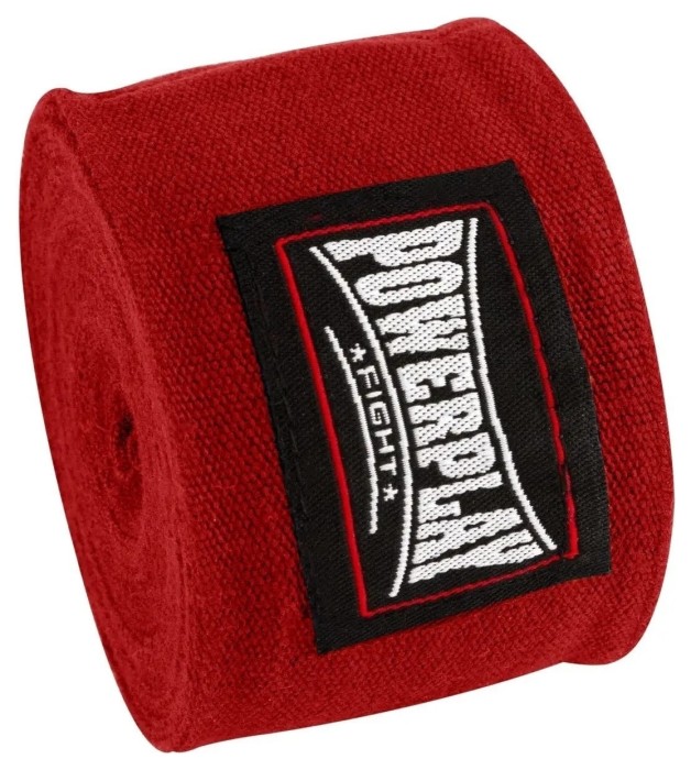 Бинты для бокса PowerPlay 3046 Красные NYLON (2.5 м) Красные NYLON (2.5 м)