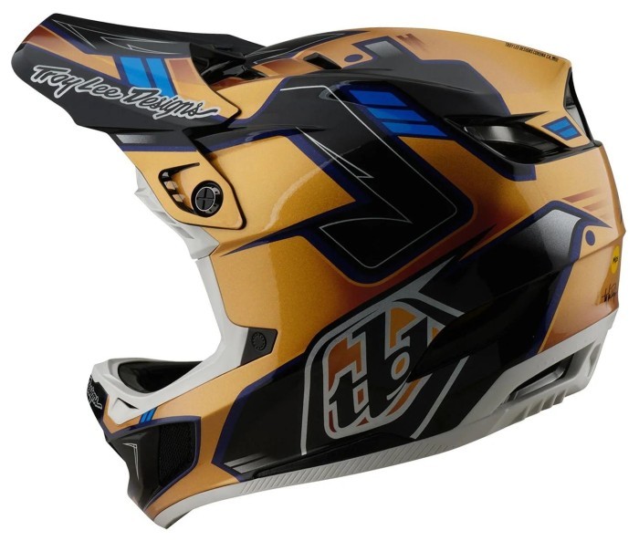 Велосипедный шлем TLD D4 COMPOSITE HELMET; ROYALTY [BLACK/GOLD] XL
