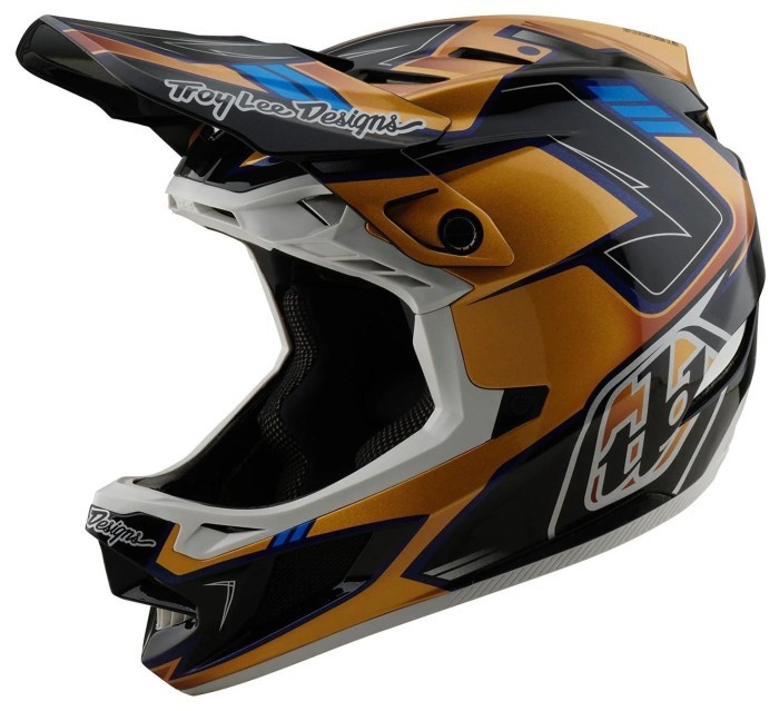 Велосипедный шлем TLD D4 COMPOSITE HELMET; ROYALTY [BLACK/GOLD] XL