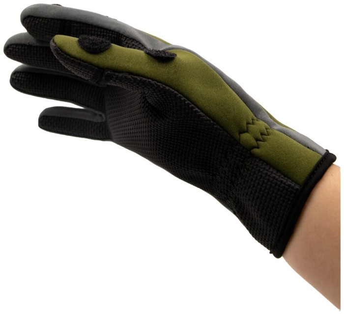 Перчатки TRAMP Effort неопреновые 1,5мм зеленые/серые UTRGB-002 L