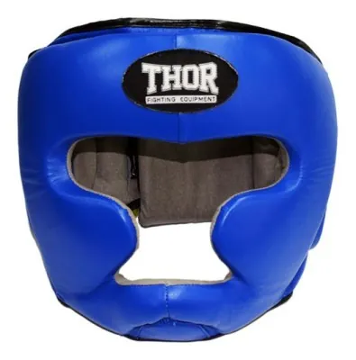 Шлем для бокса THOR 705 L/PU/синий