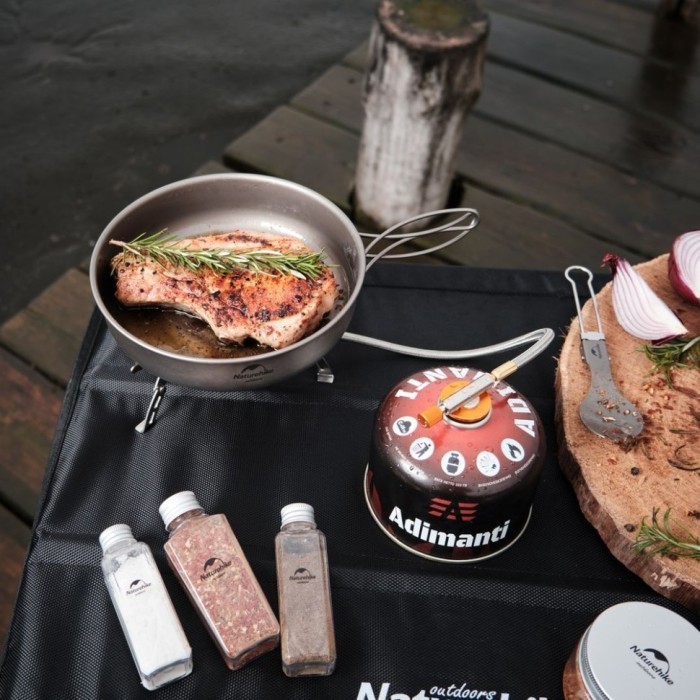 Набор Газовая горелка BRS-73 + Газовая резьбовая баллон Adimanti, 230гр