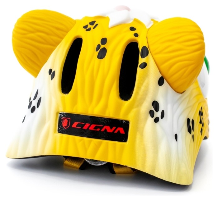 Шолом велосипедний Cigna Жовтий леопард, укр, укр