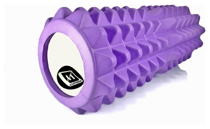 Масажний ролик EasyFit Grid Roller 33 см v.1.2 Фіолетовий